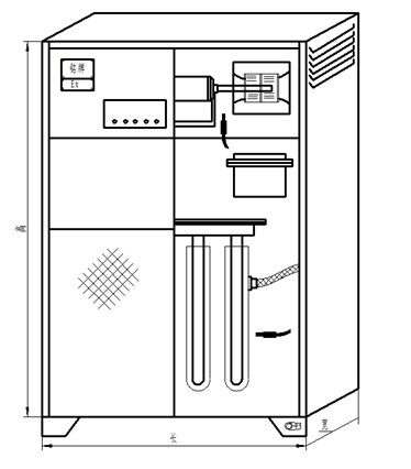防爆電熱溫控暖風(fēng)機(jī)外形尺寸
