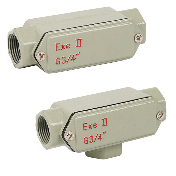 防爆后彎穿線盒